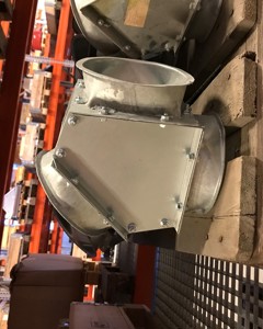Distributor D150 2-ways Y-branch galv. M&M